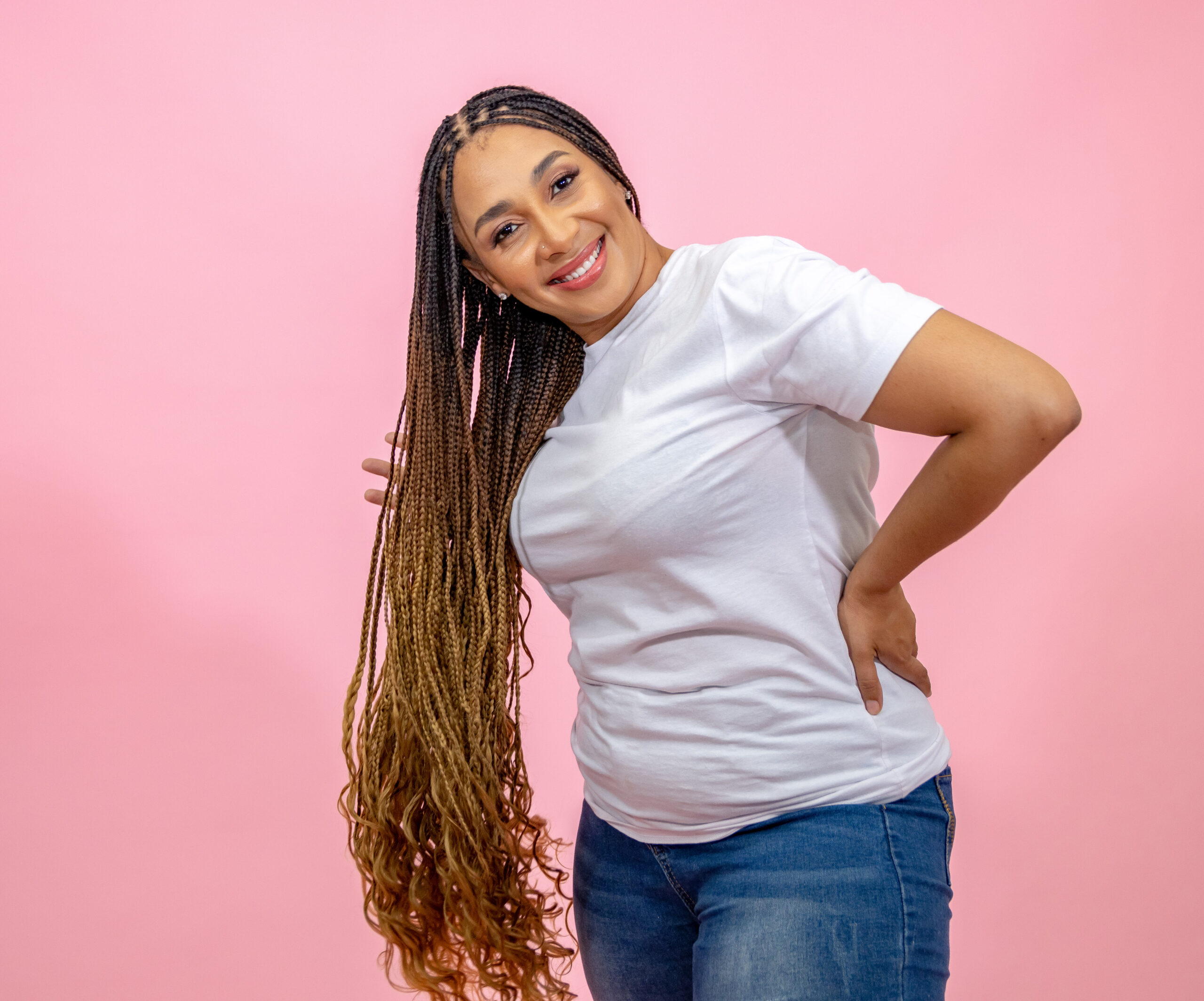 Xmas C14 ombre + free curls - Image 2
